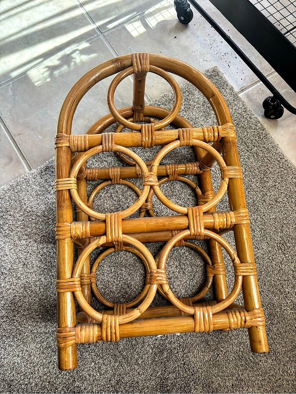 Rattan Wine Rack